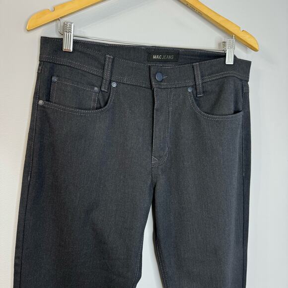Mac Jeans Arne Lightweight Denim Slim Jean Fit 5 Pockets Stretch Mens Size 32x34 - Picture 2 of 8